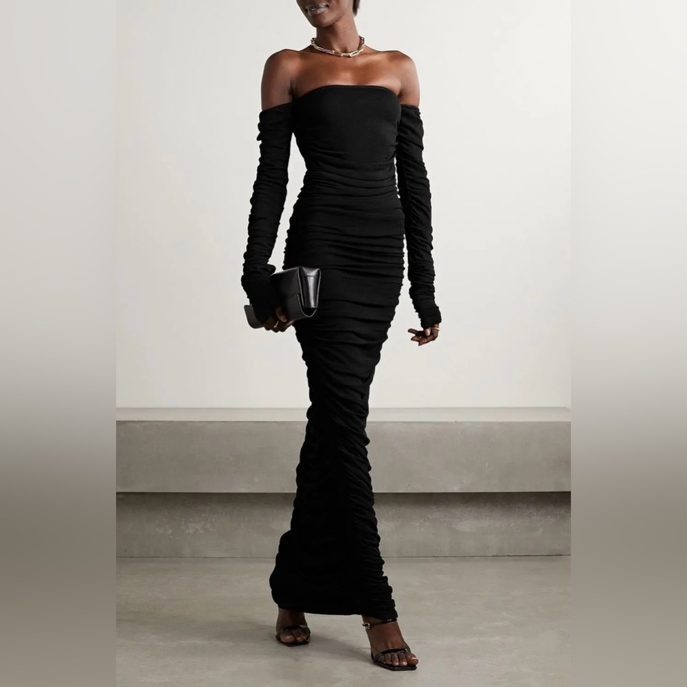 Altuzarra New Trikera Off The Shoulder Bodycon Dress Size XS $1,468.00